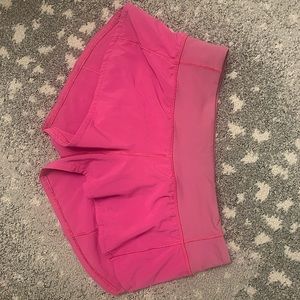 Lululemon 🍋 speed up 2.5” size 4 pink